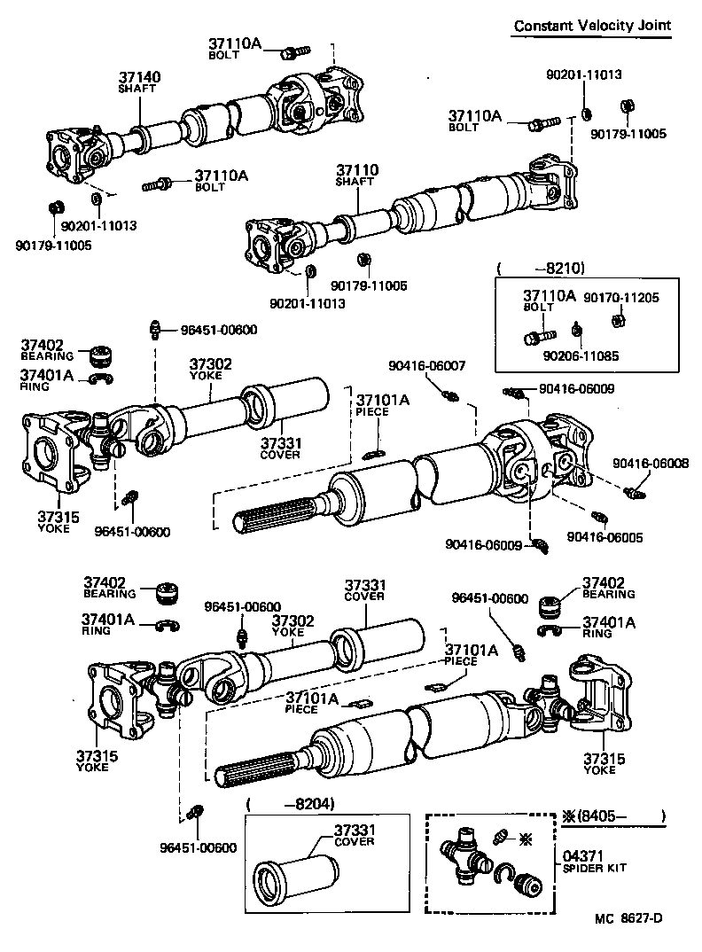 Propeller Shaft & Universal Joint