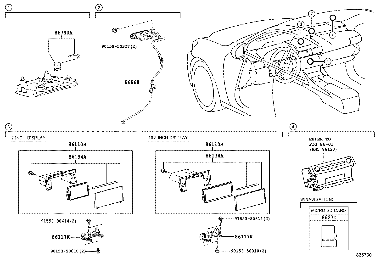 Navigation Front Monitor Display