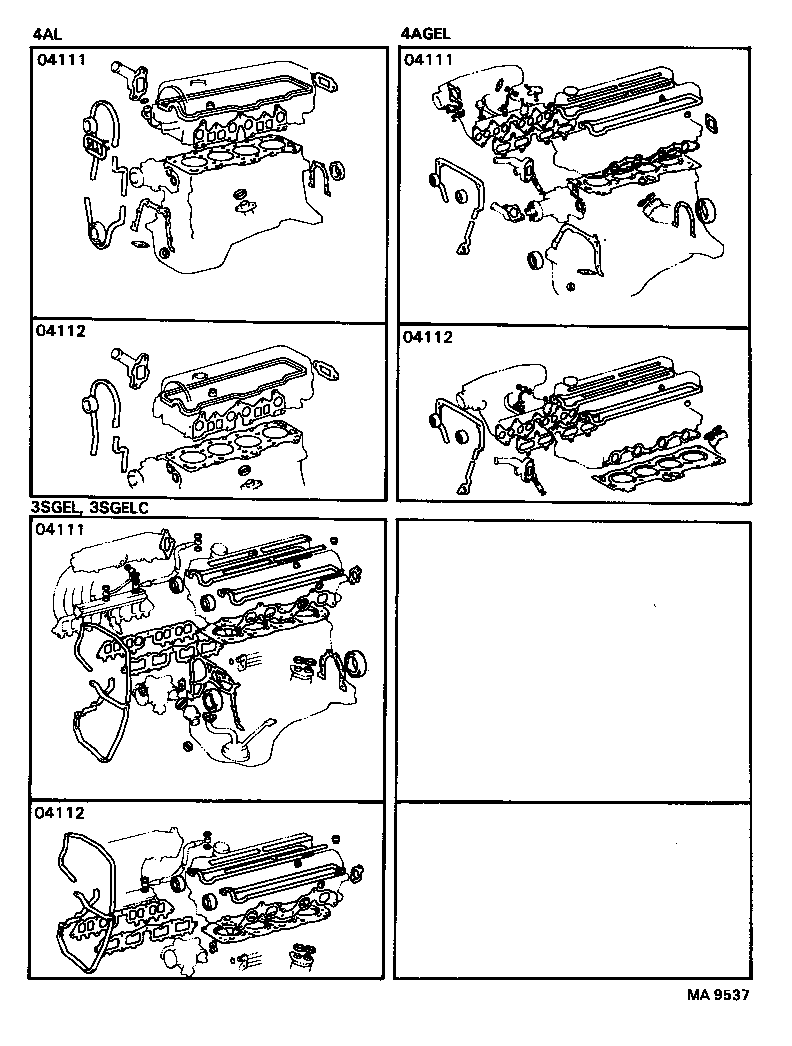 Engine Overhaul Gasket Kit