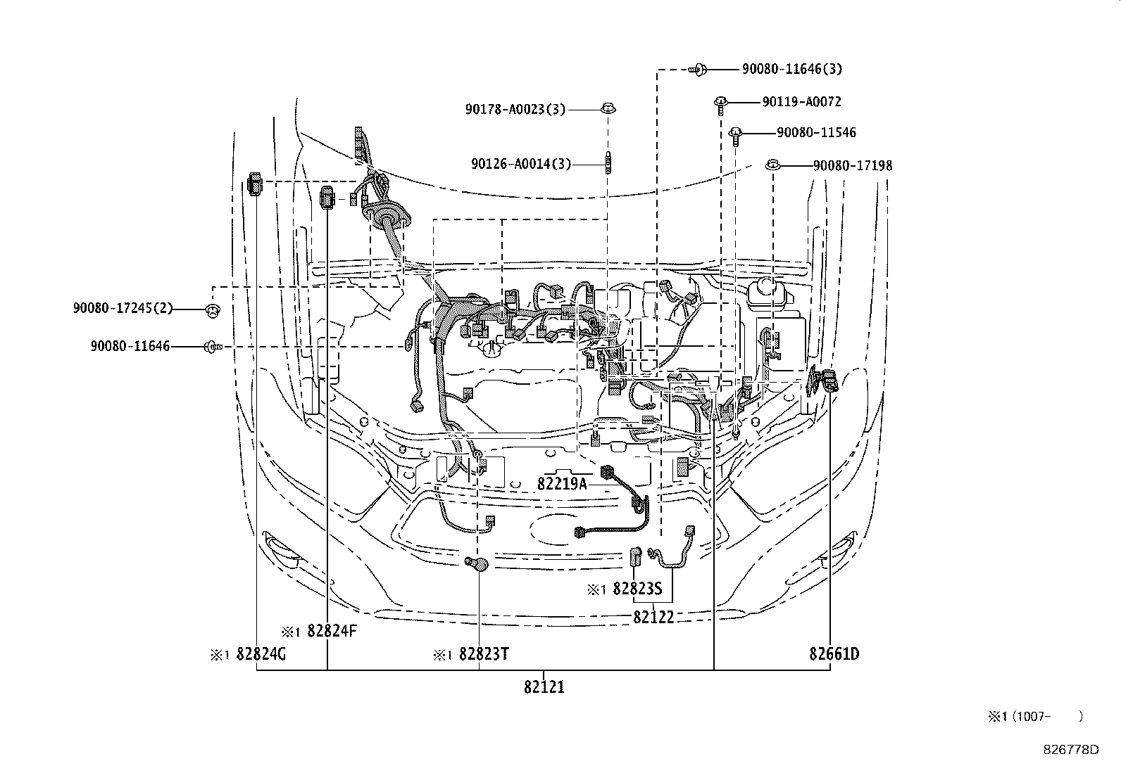 Cableado y abrazadera