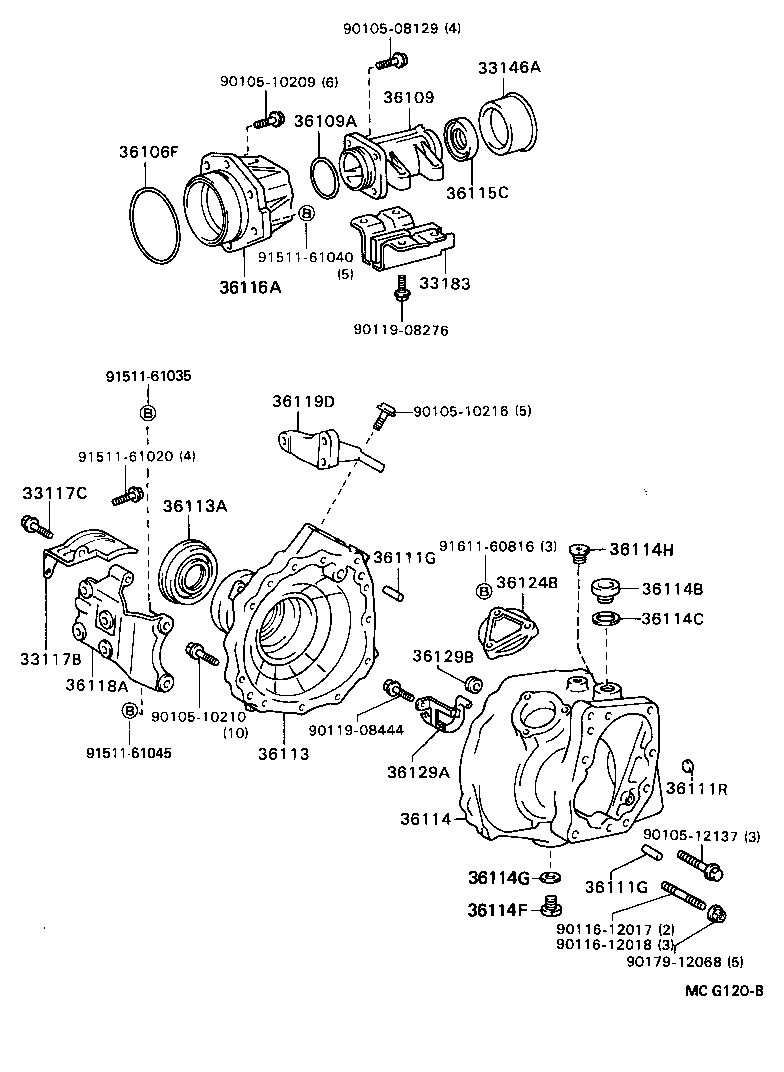 Transfer Case & Extension Housing