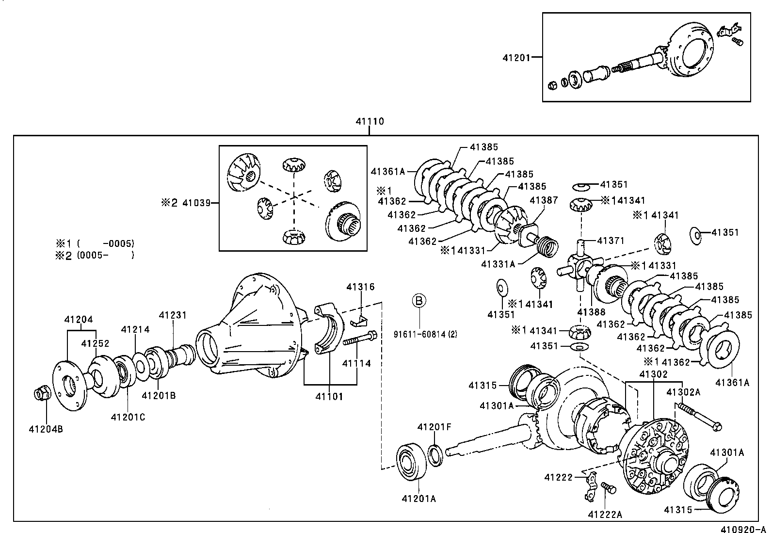 Rear Axle Housing Differential