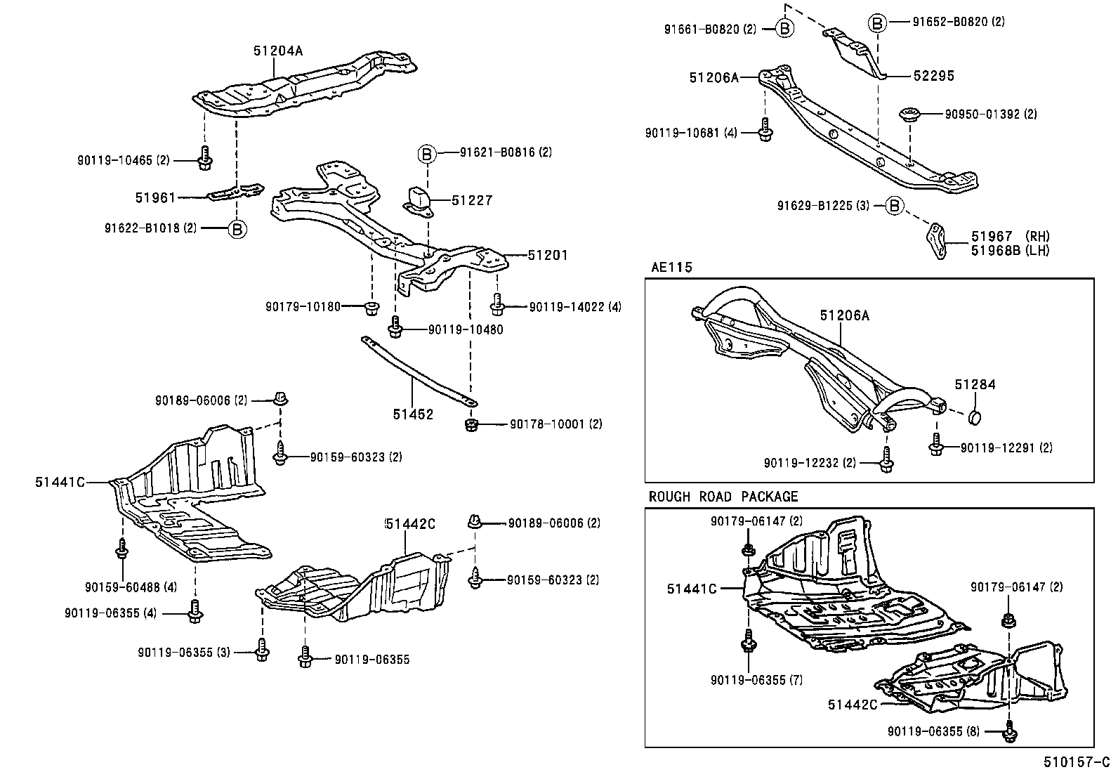 Suspension Crossmember & Under Cover
