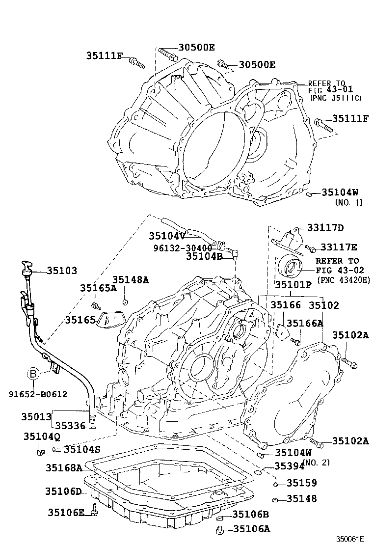 Transmission Case & Oil Pan