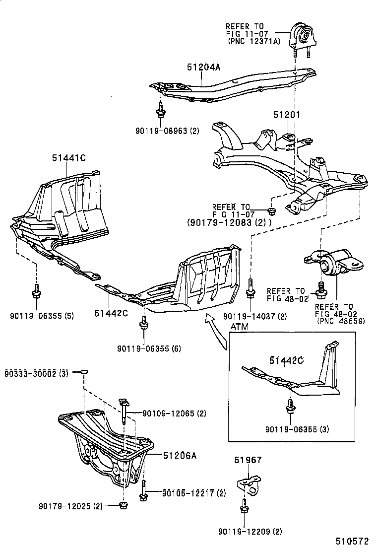 Suspension Crossmember & Under Cover
