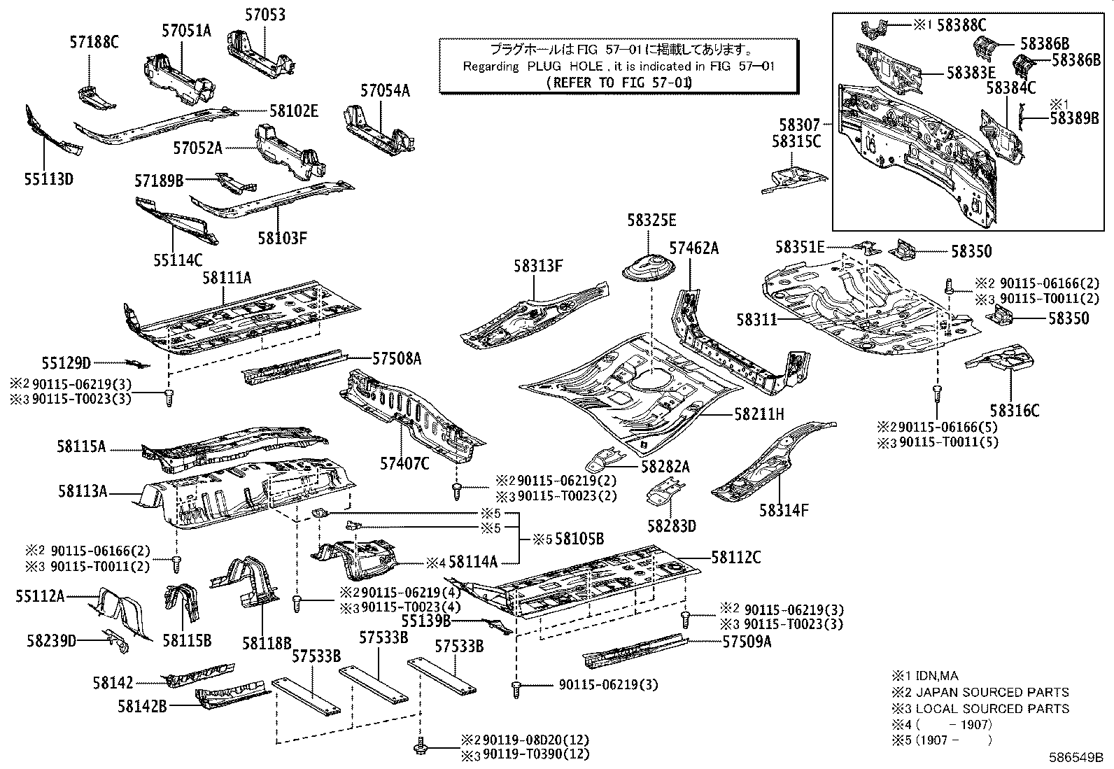 Floor Pan & Lower Back Panel