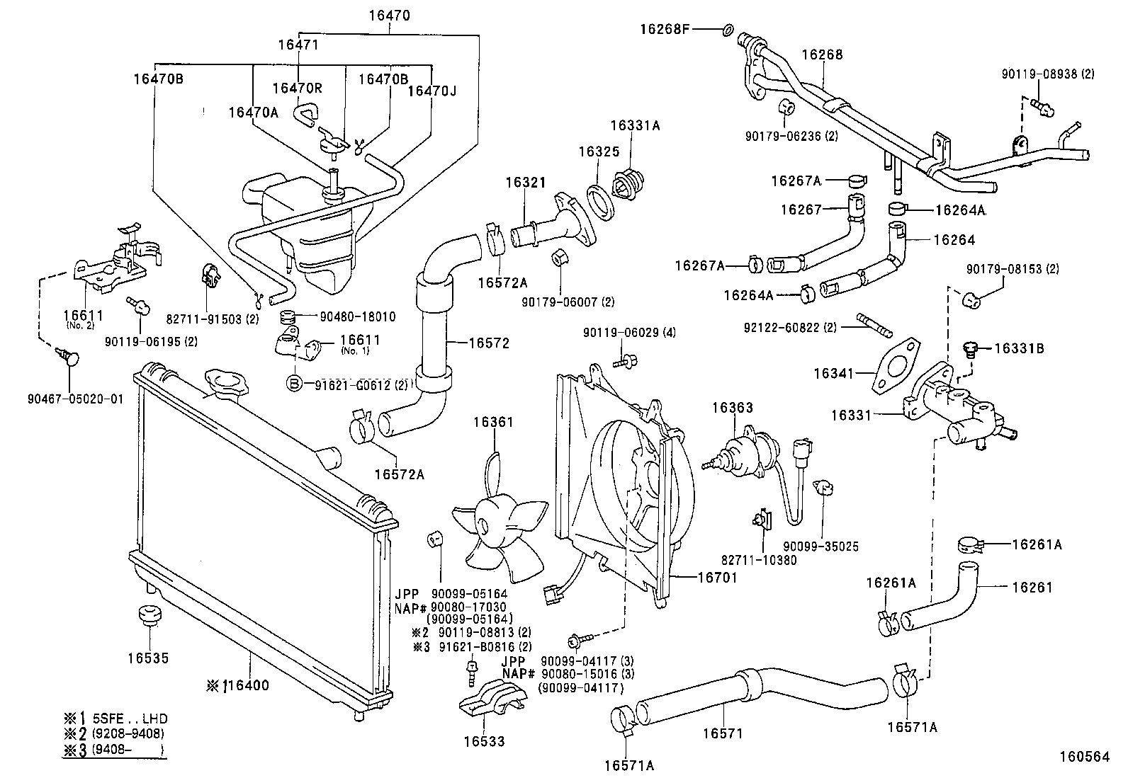 Radiator Water Outlet