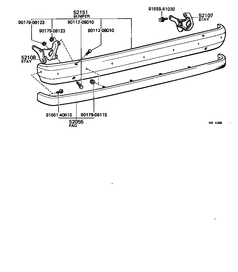 Rear Bumper & Bumper Stay