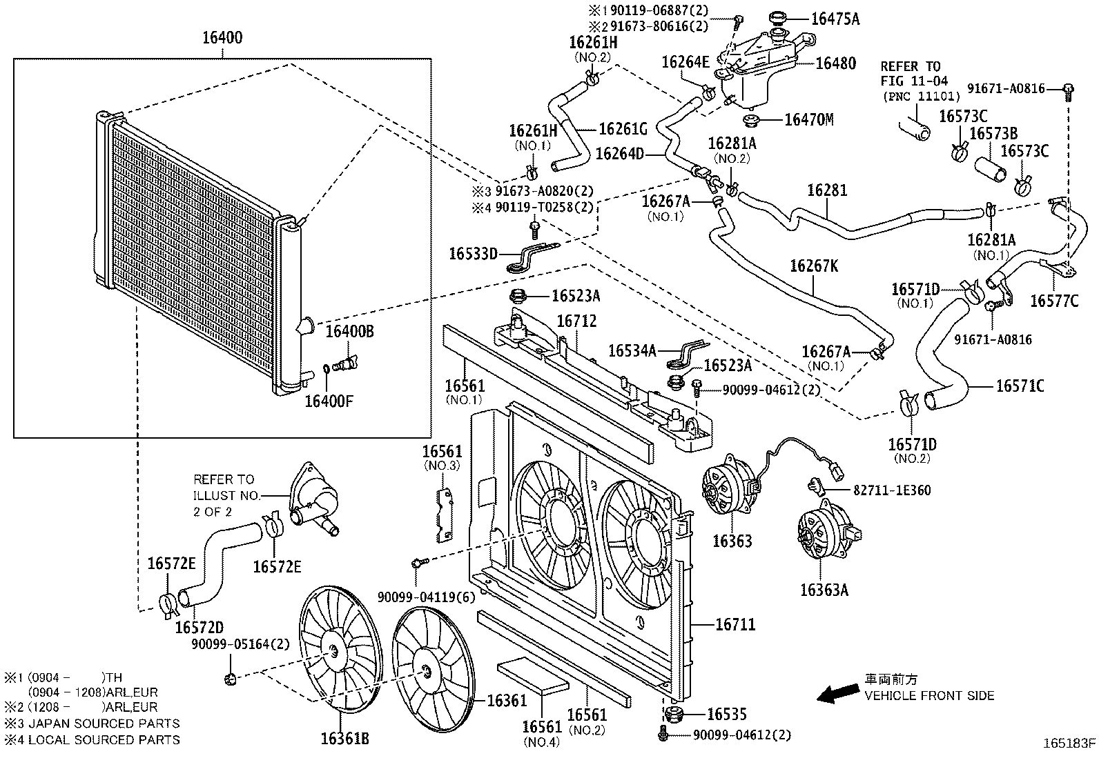 Radiator Water Outlet