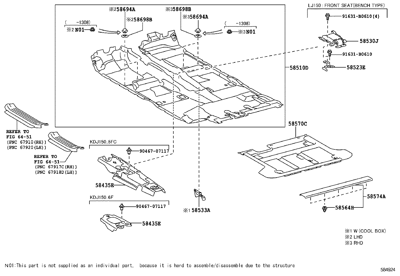 Floor Mat & Silencer Pad