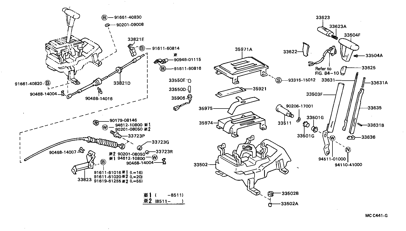 Shift Lever & Retainer