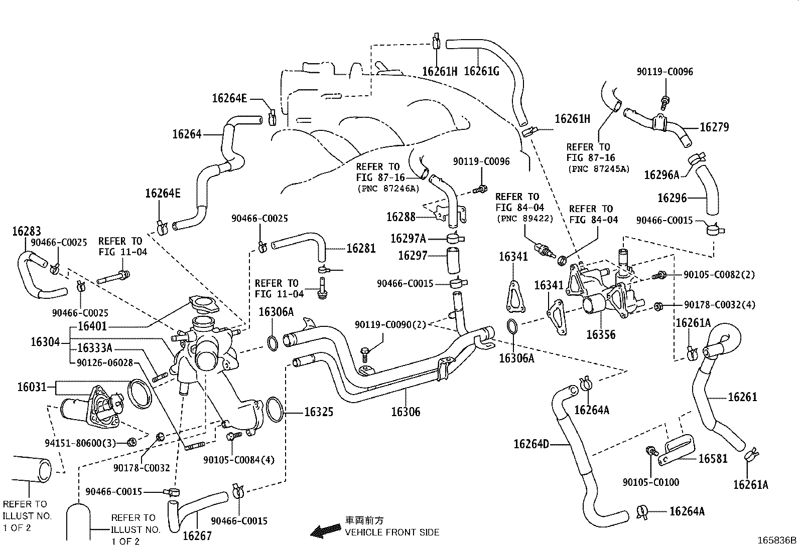 Radiator Water Outlet