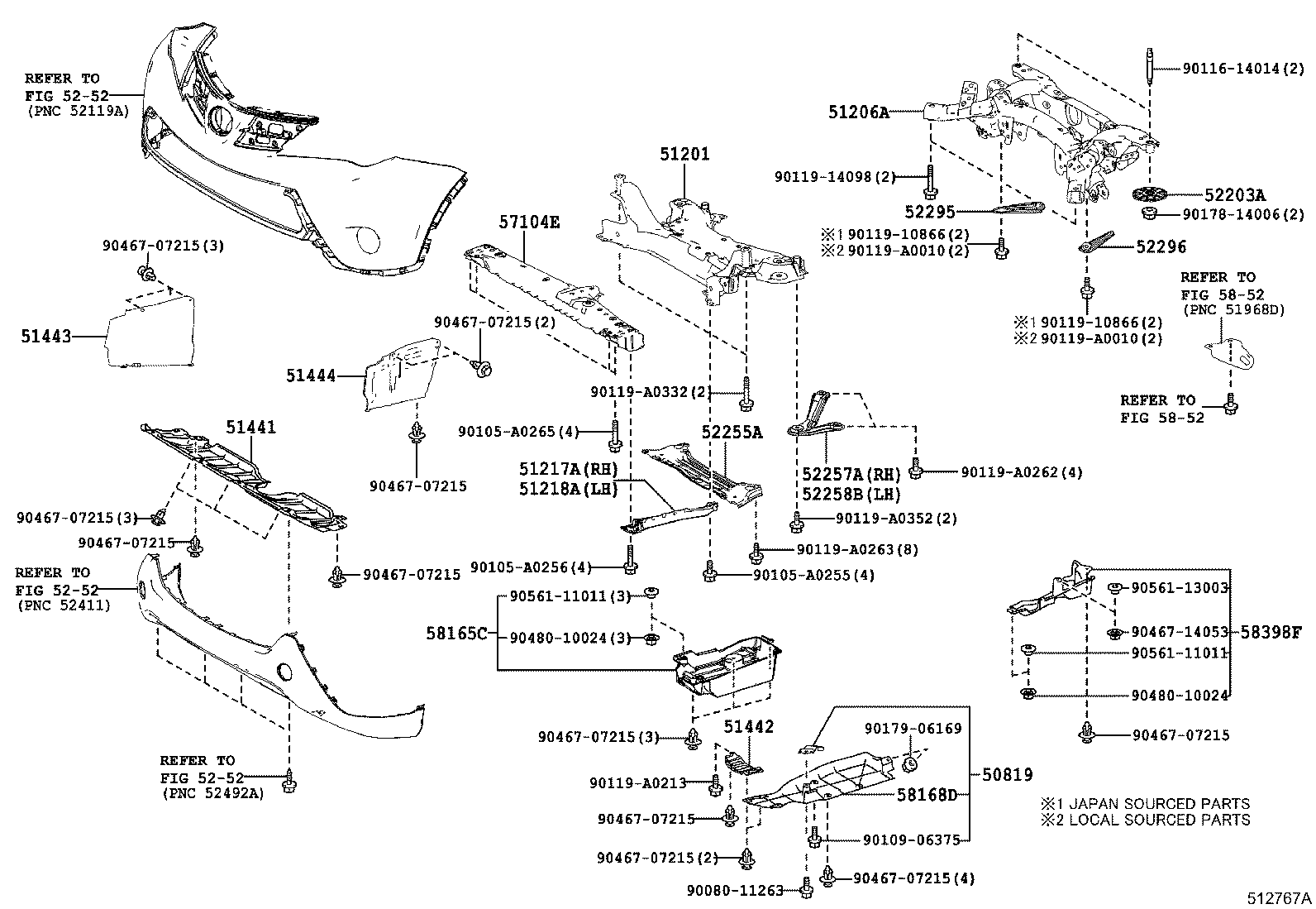 Suspension Crossmember & Under Cover