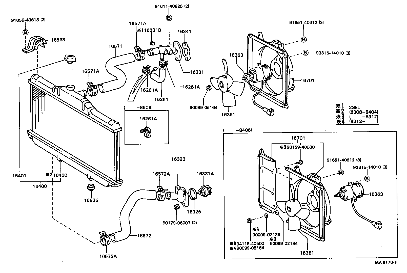 Radiator Water Outlet