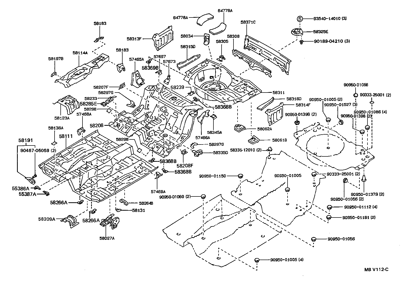 Floor Pan & Lower Back Panel