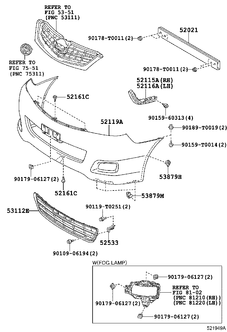 Front Bumper Bumper Stay