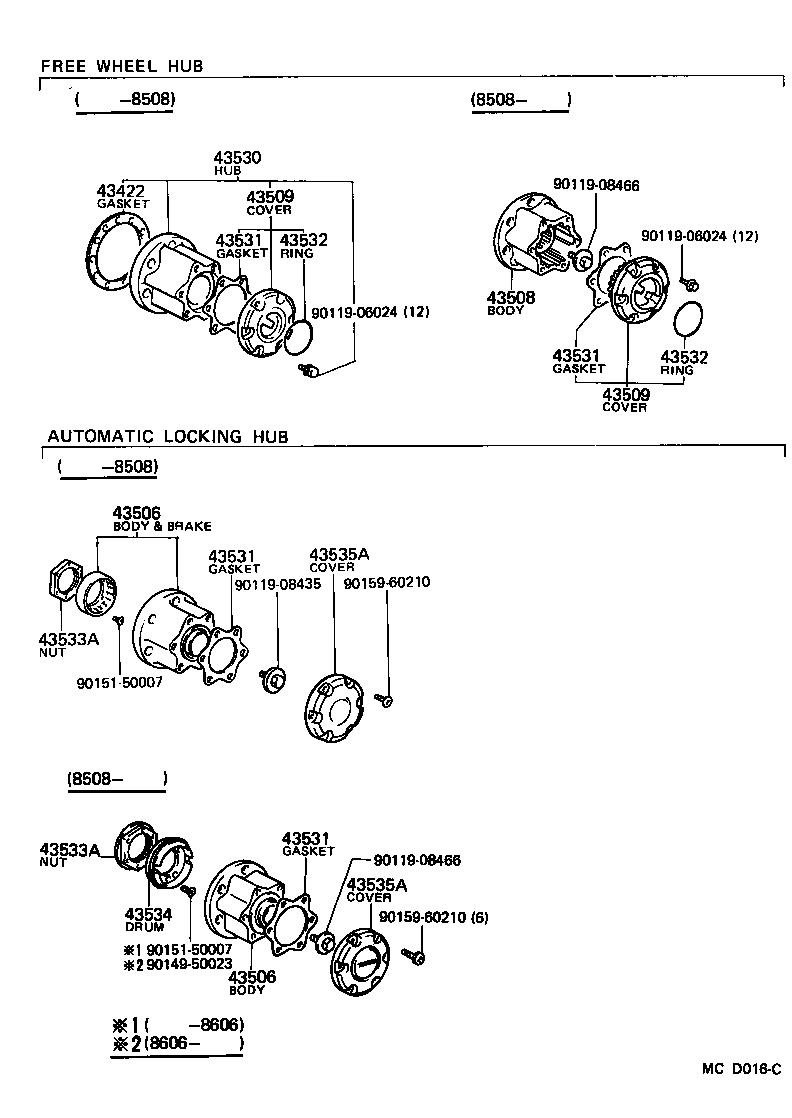 Front Axle Hub