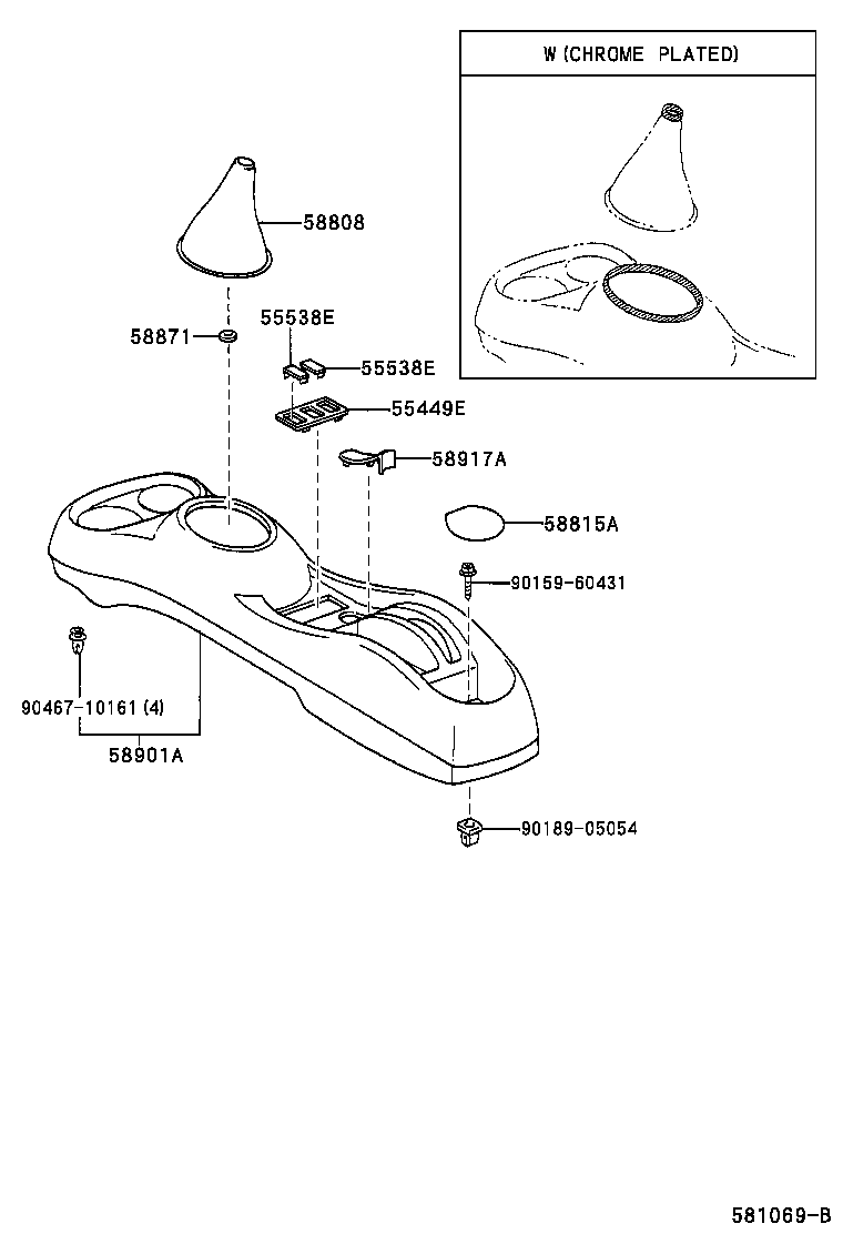 Console Box & Bracket