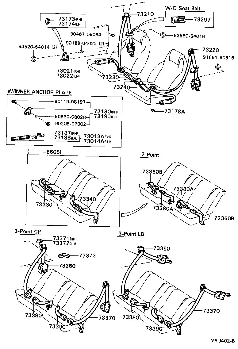 Seat Belt, Child Restraint Seat