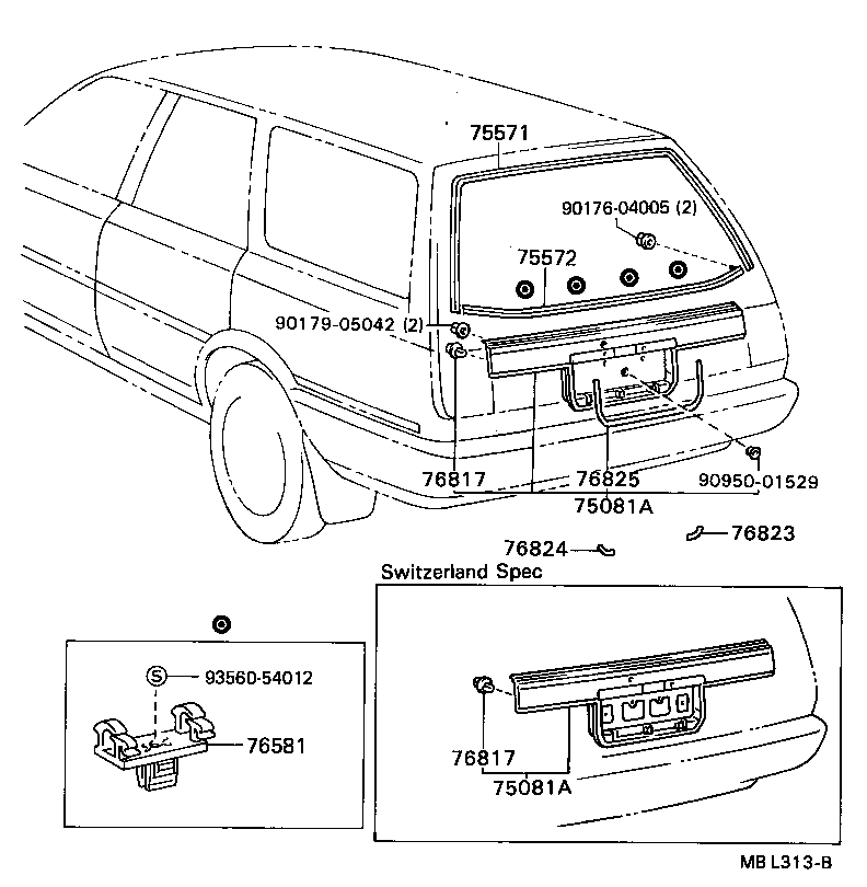 Rear Moulding