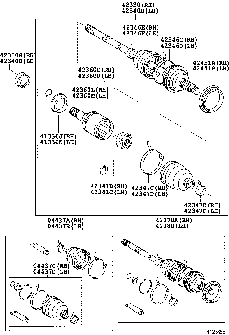 Rear Axle Shaft Hub