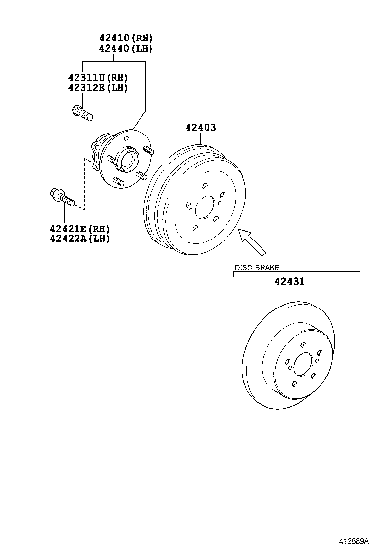 Rear Axle Shaft Hub