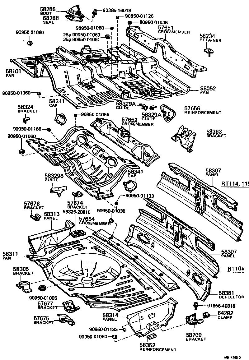 Floor Pan & Lower Back Panel