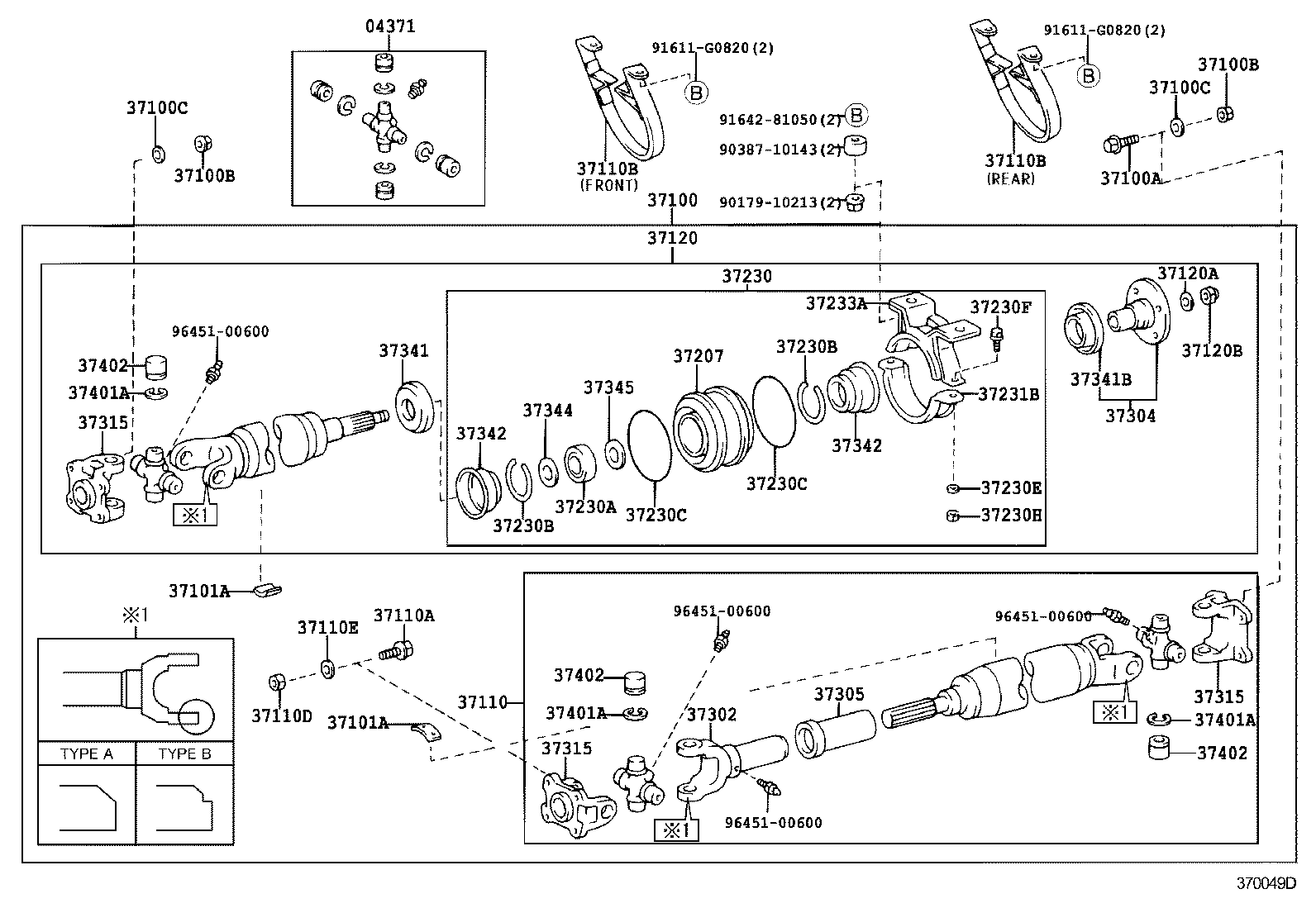Propeller Shaft & Universal Joint