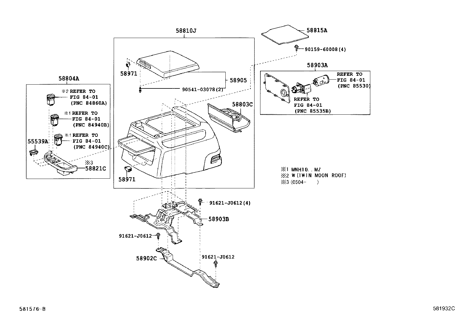 Console Box & Bracket