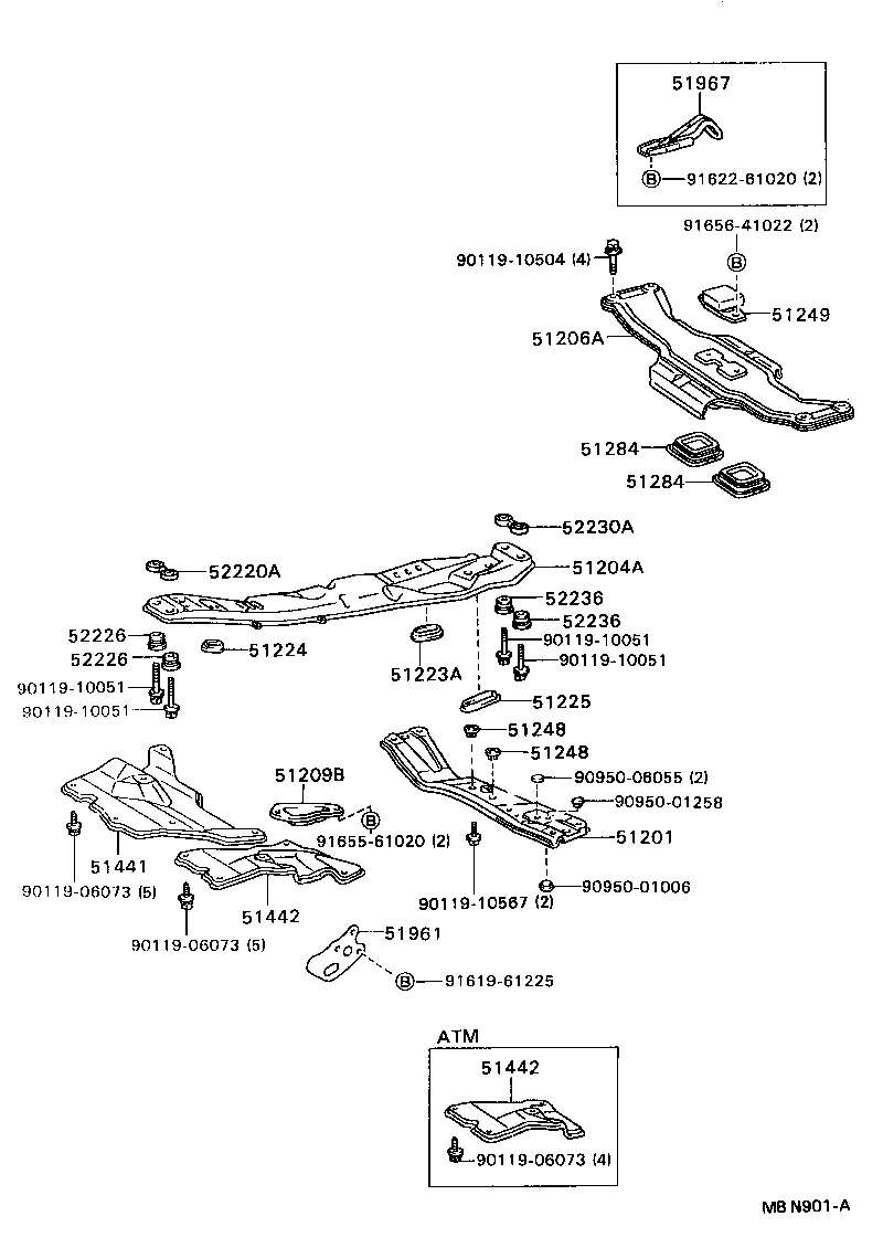 Suspension Crossmember & Under Cover