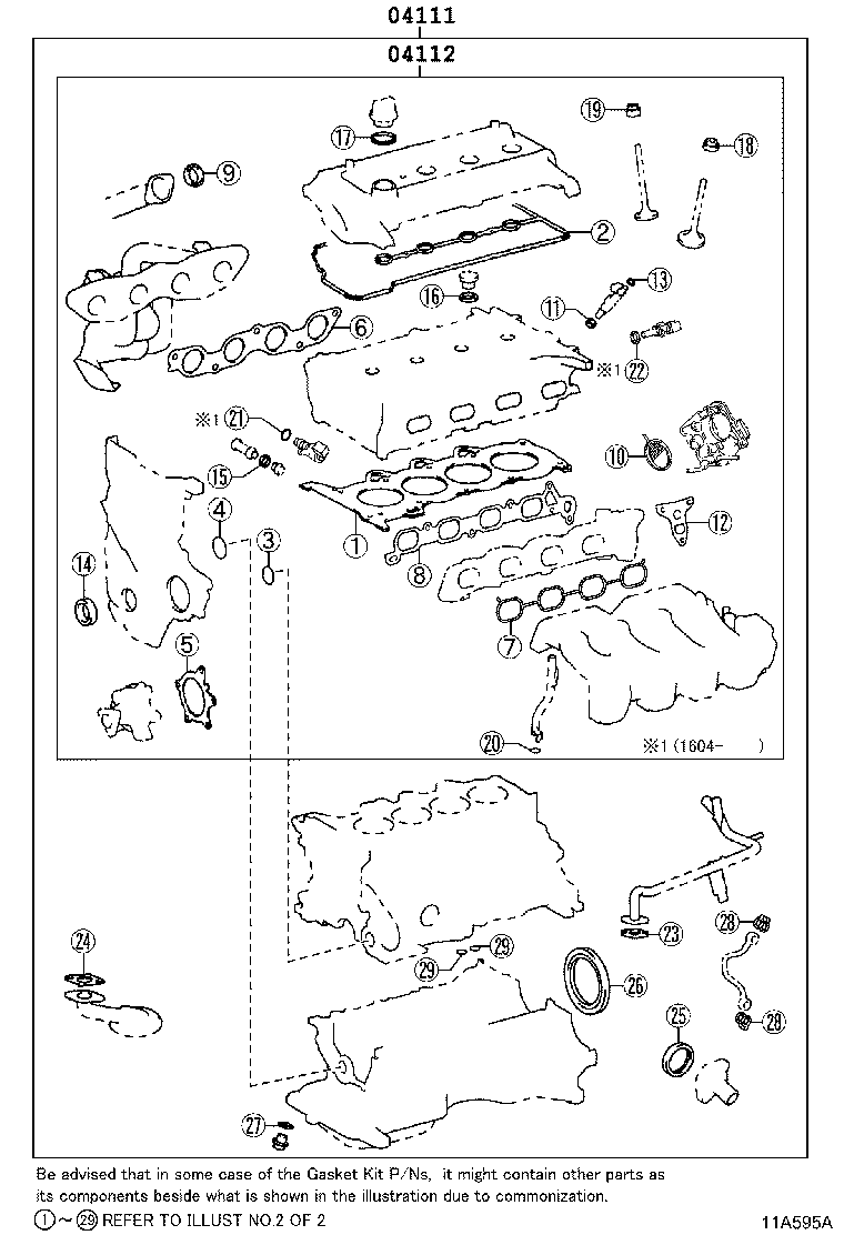 Engine Overhaul Gasket Kit