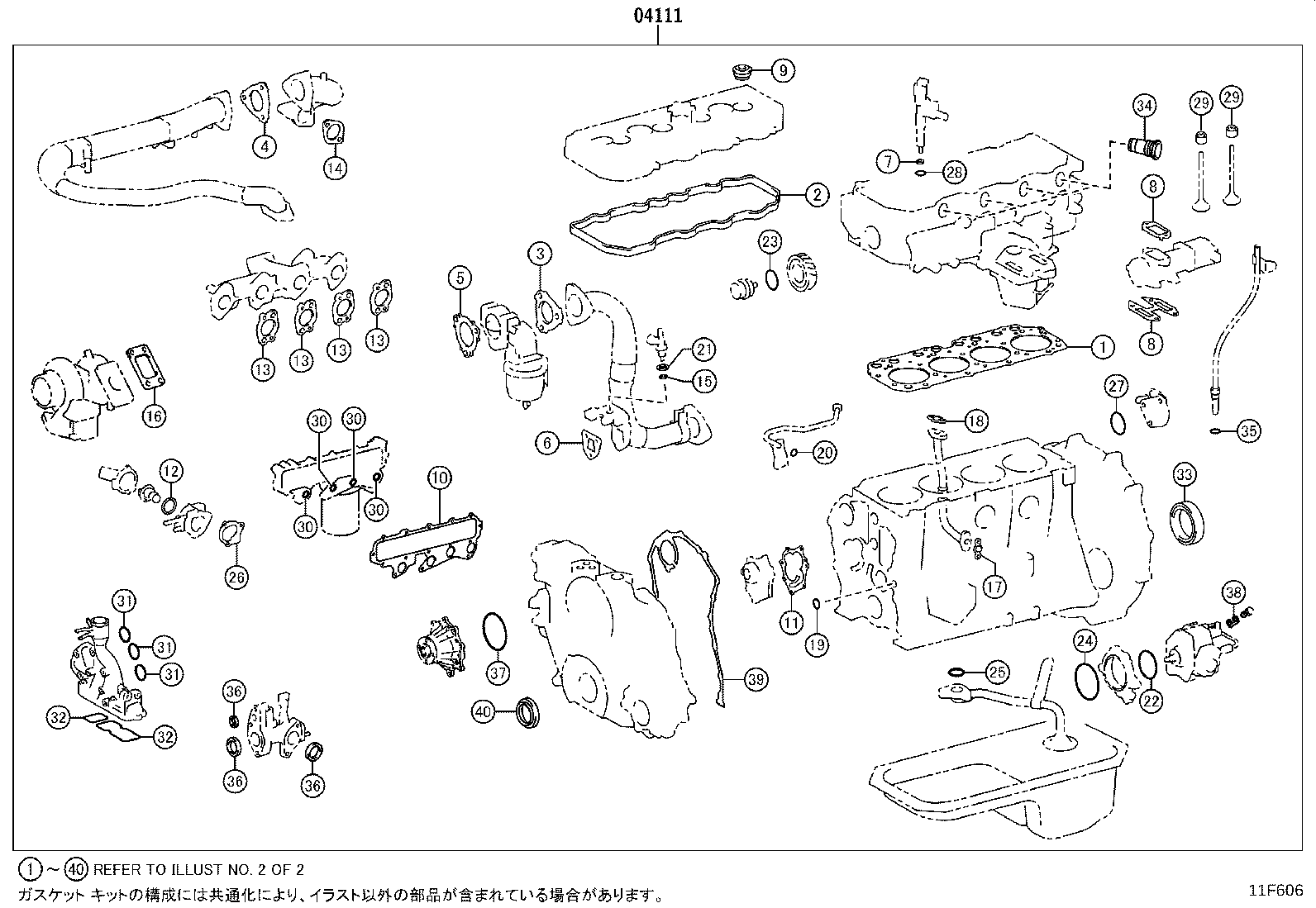 Engine Overhaul Gasket Kit