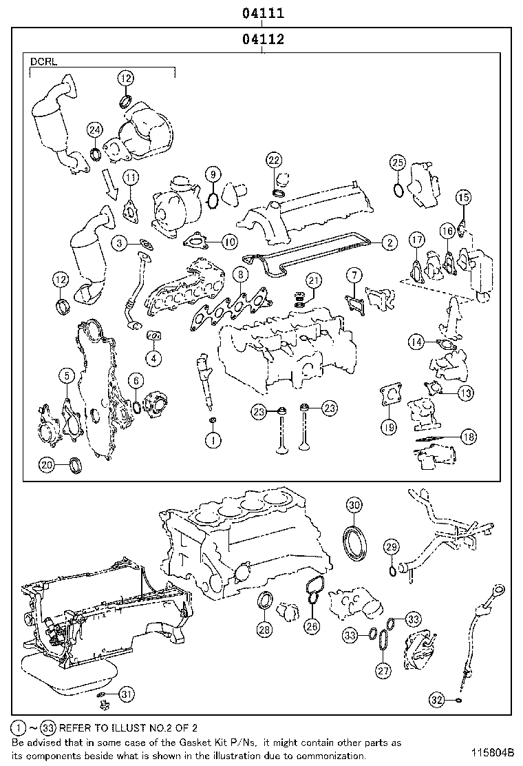 Engine Overhaul Gasket Kit