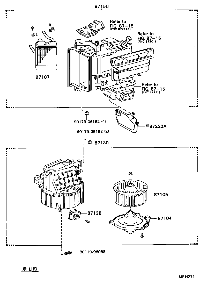 Heating Air Conditioning Heater Unit Blower
