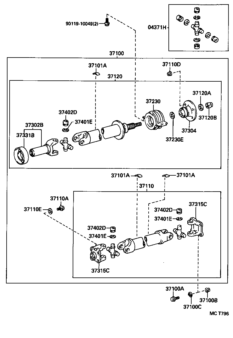 Propeller Shaft & Universal Joint