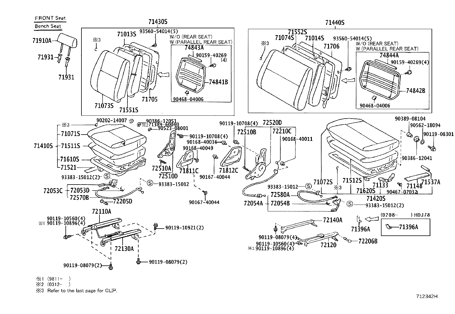 Seat & Seat Track