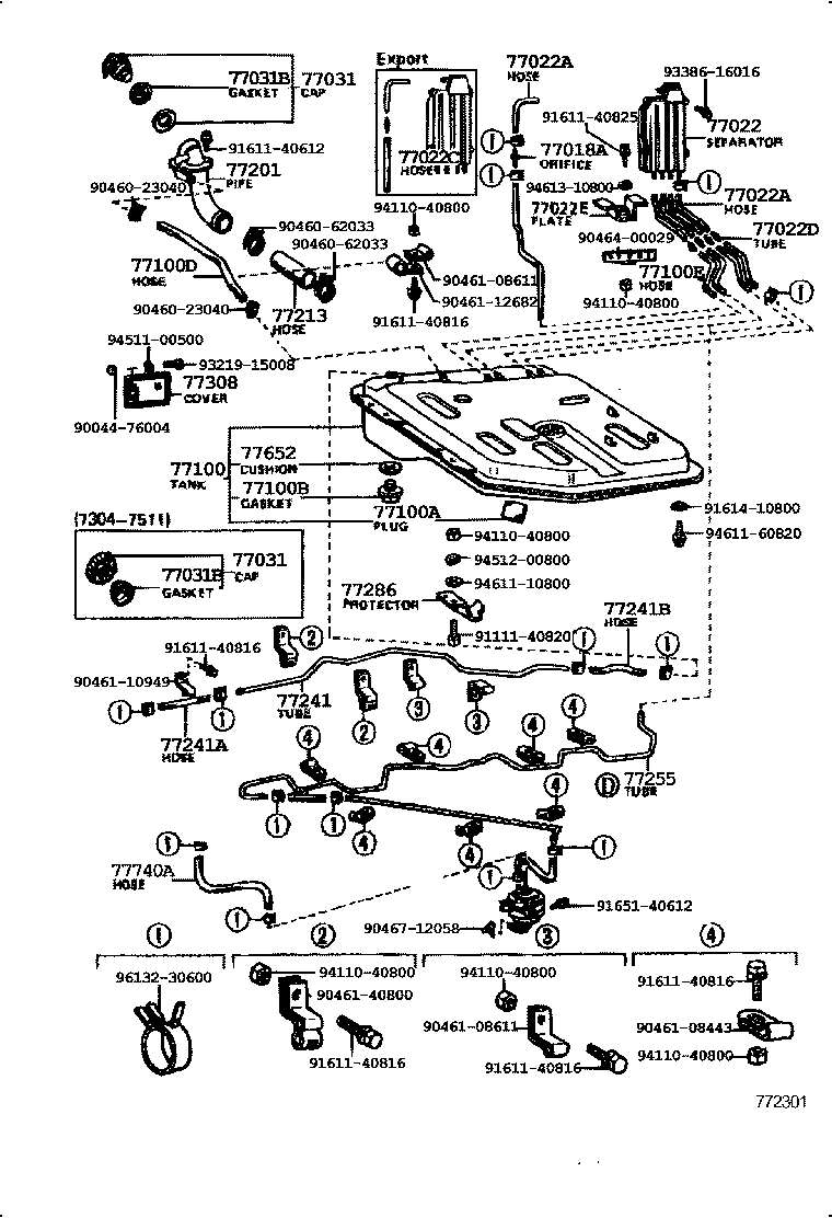 Fuel Tank & Tube