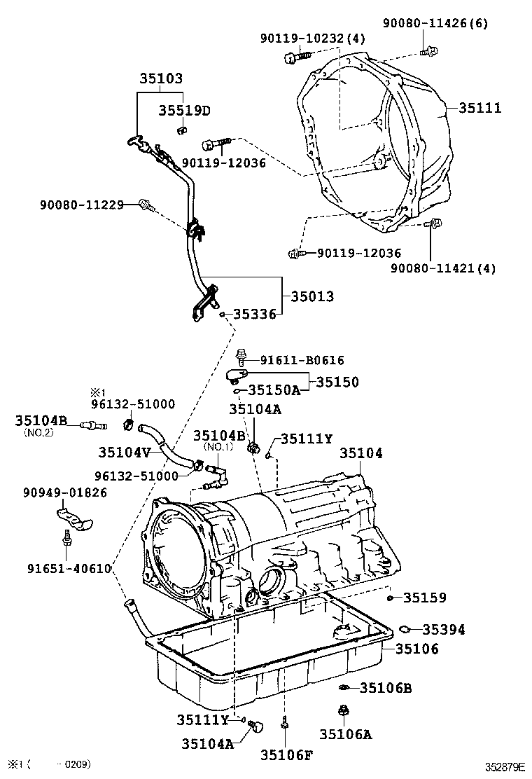 Transmission Case & Oil Pan