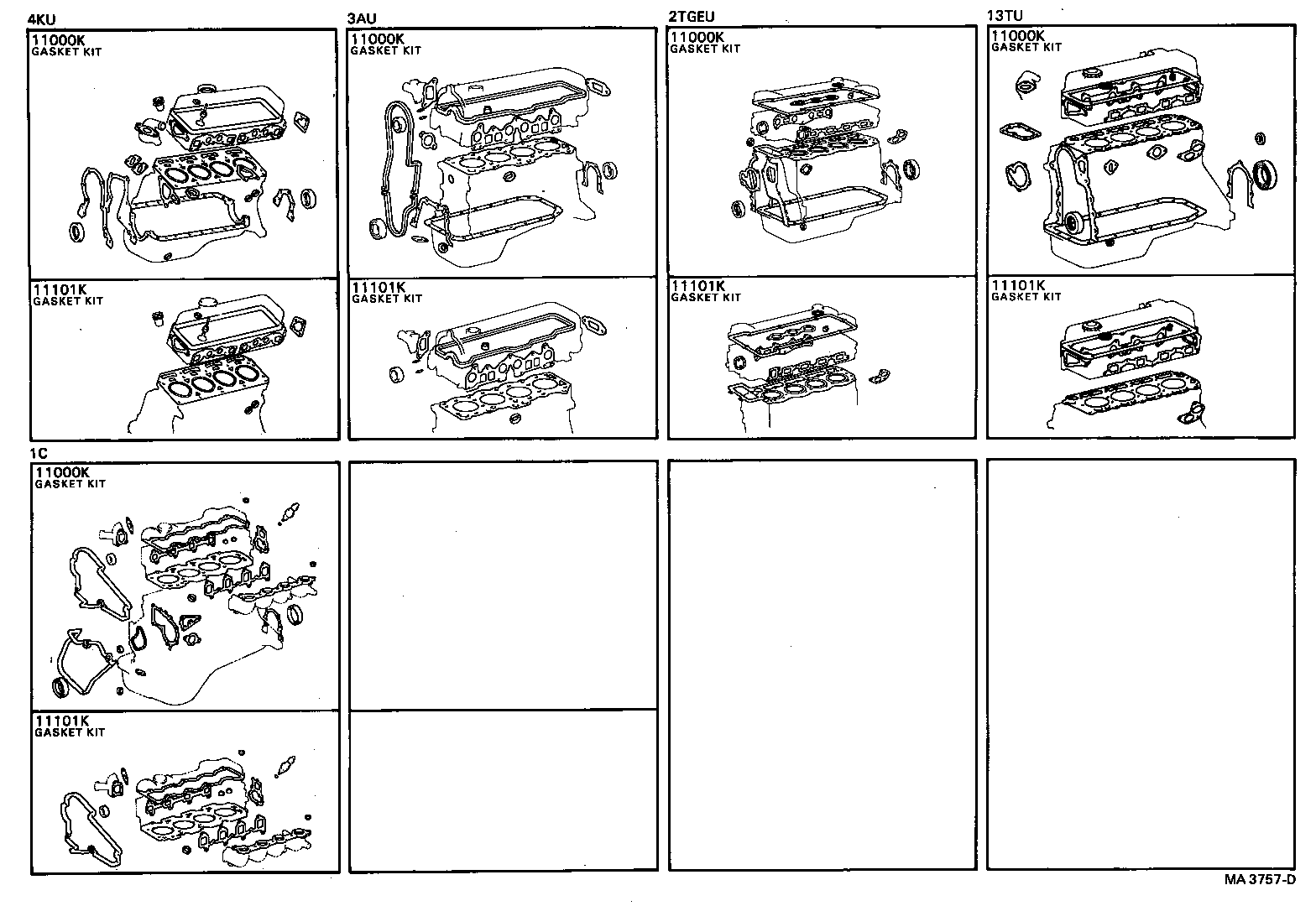 Engine Overhaul Gasket Kit