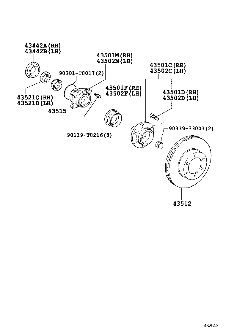 Front Axle Hub