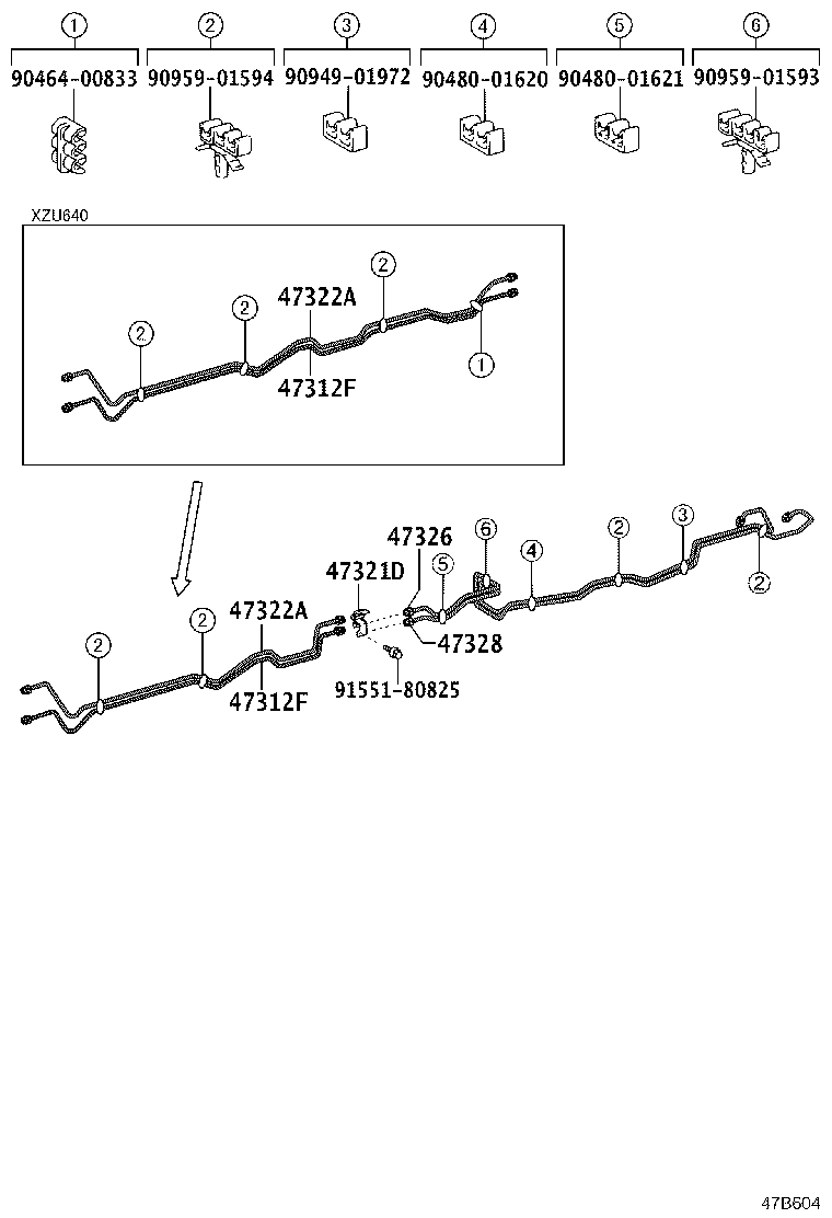 Brake Tube Clamp