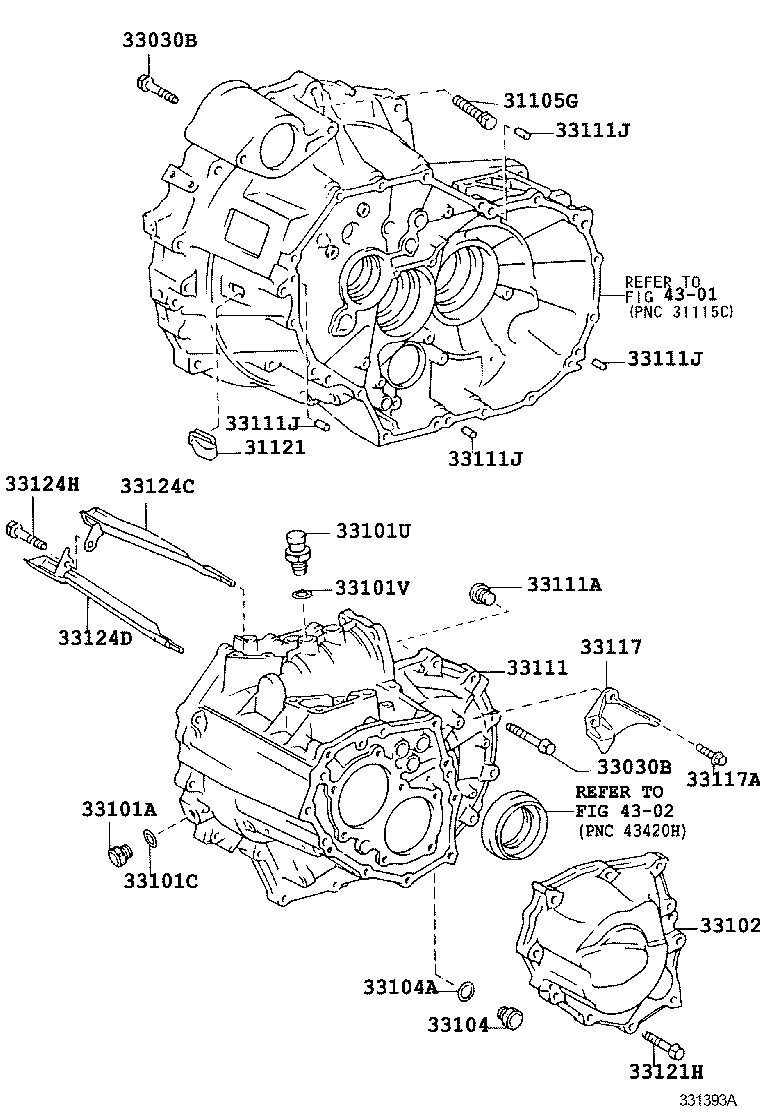 Clutch Housing + Transmission Case