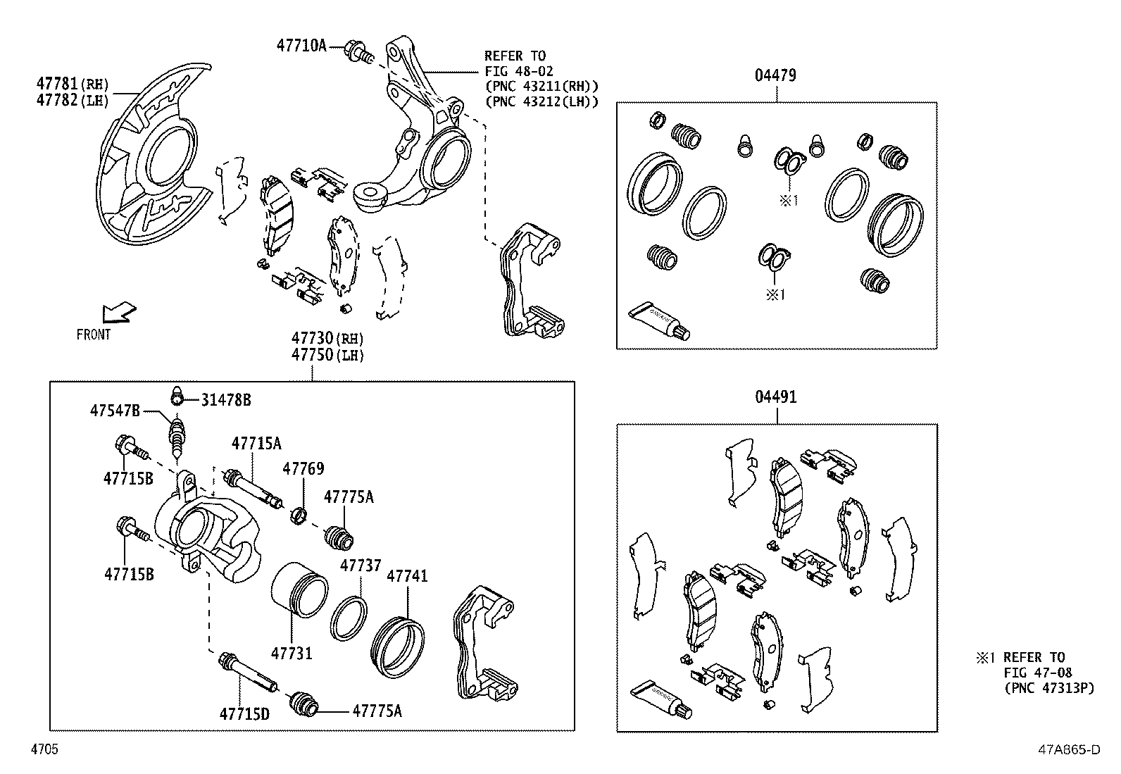 Front Disc Brake Caliper Dust Cover
