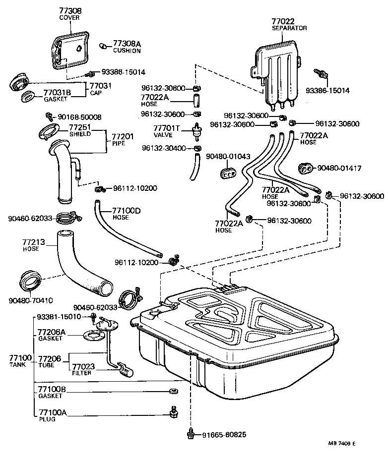 Fuel Tank & Tube