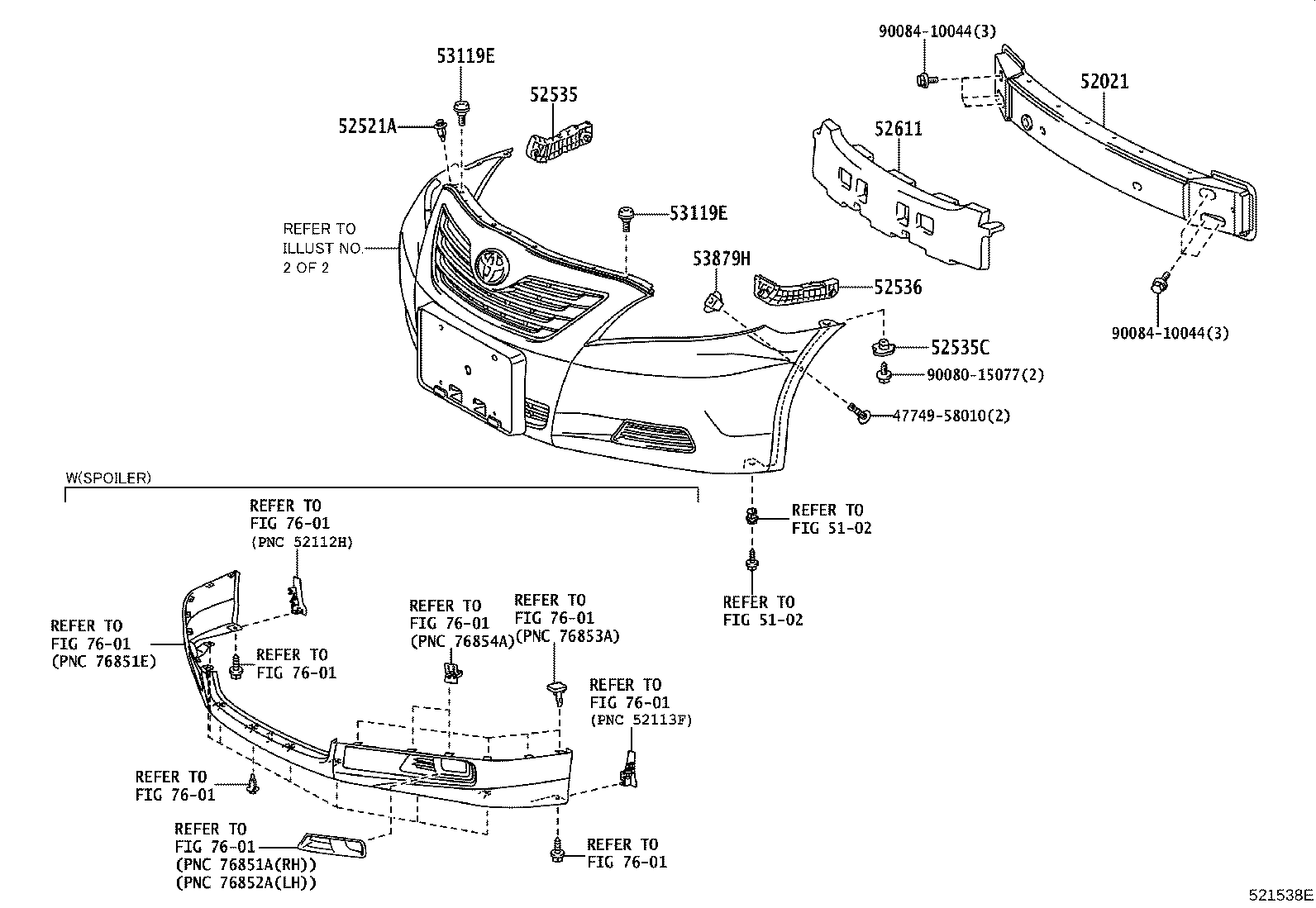 Front Bumper Bumper Stay
