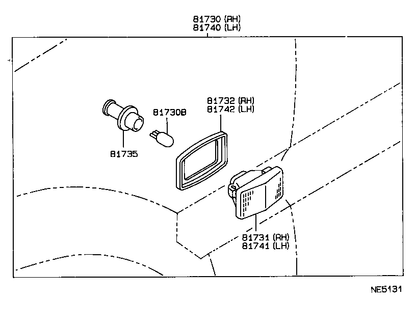 Turn Signal Lamp & Outer Mirror Lamp