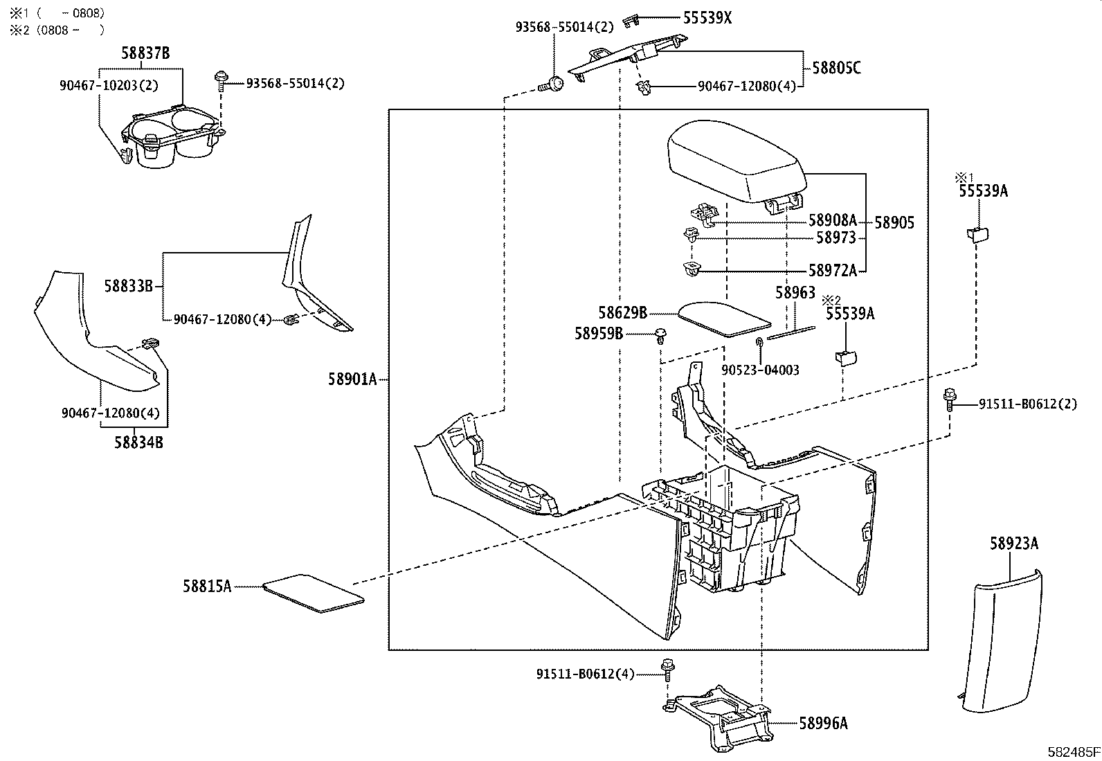 Console Box & Bracket