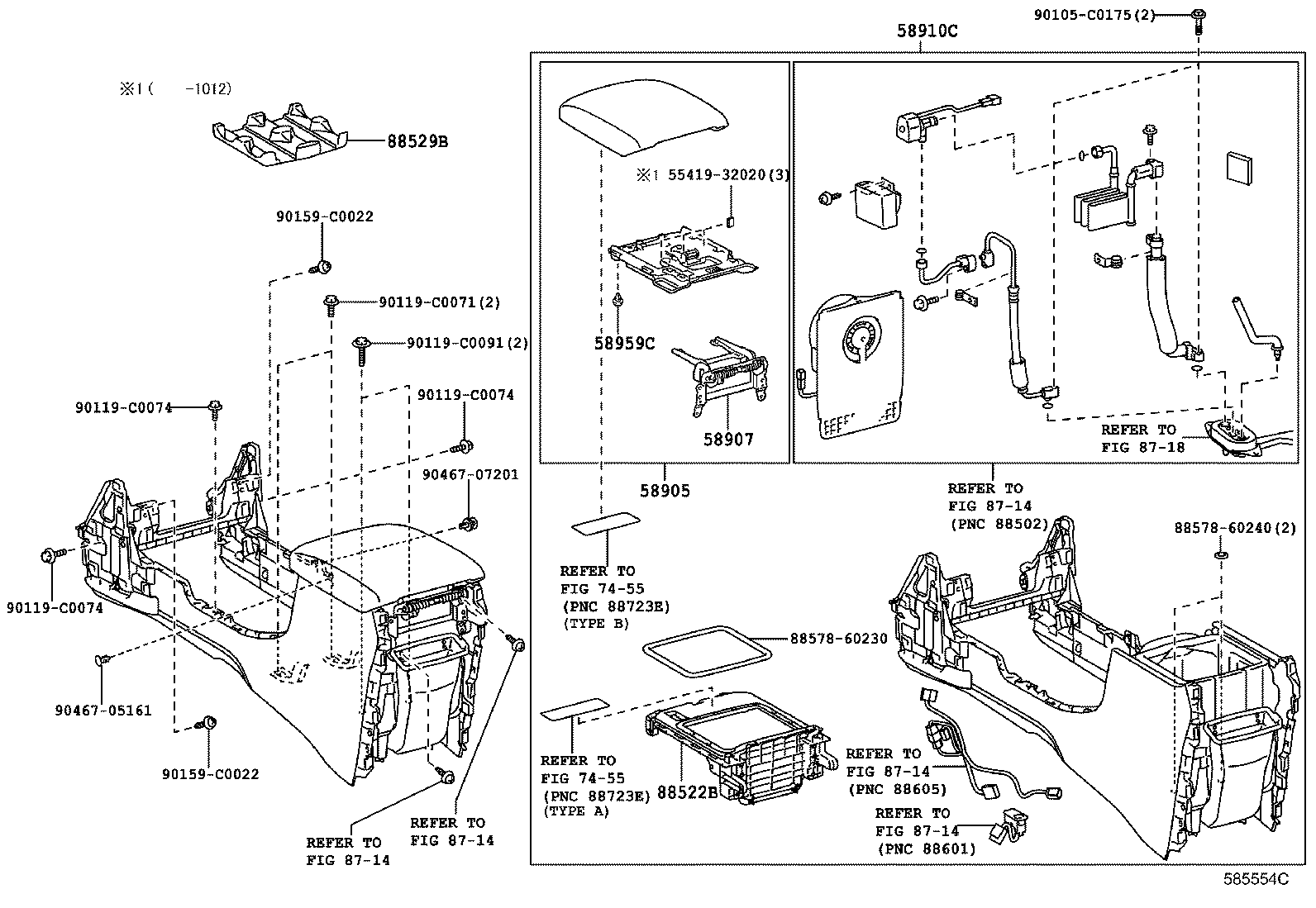 Console Box & Bracket