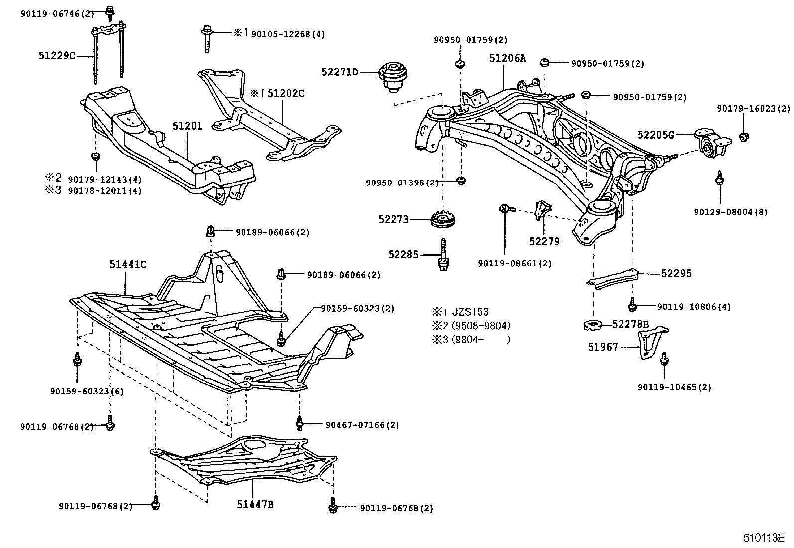 Suspension Crossmember & Under Cover