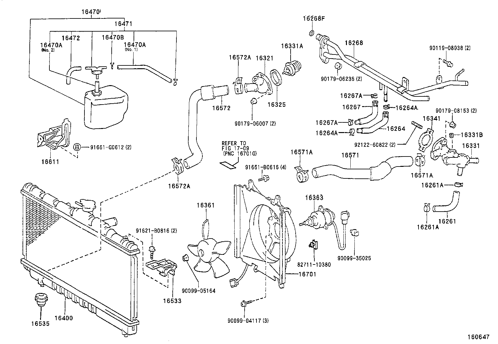 Radiator Water Outlet